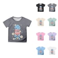thumbnail image 1 of Graphic Tees for Girls: Short Sleeve Crewneck Tops 5-14 Years Comfortable & Casual for Everyday & Party Wear, 1 of 4