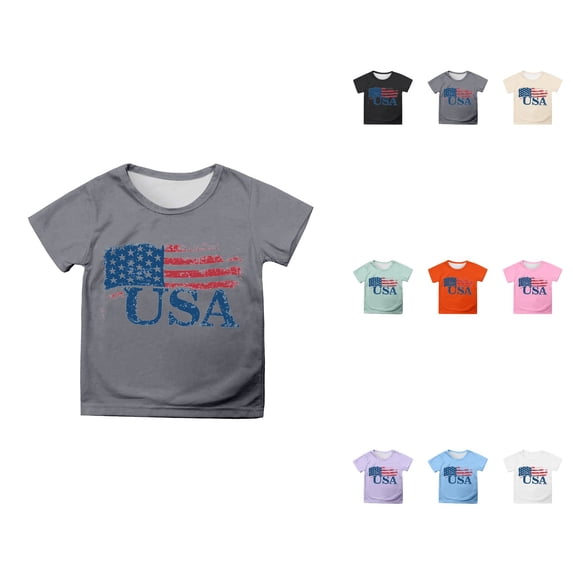 Graphic Tees for Girls: Short Sleeve Crewneck Tops 5-14 Years Comfortable & Casual for Everyday Wear & Summer Parties