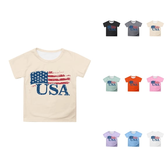 Graphic Tees for Girls: Short Sleeve Crewneck Tops 5-14 Years Comfortable & Casual for Everyday Wear & Summer Parties