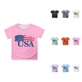 thumbnail image 1 of Graphic Tees for Girls: Short Sleeve Crewneck Tops 5-14 Years Comfortable & Casual for Everyday Wear & Summer Parties, 1 of 4