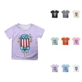 thumbnail image 1 of Graphic Tees for Girls: Short Sleeve Crewneck Tops 5-14 Years Comfortable & Casual for Everyday Wear & Summer Parties, 1 of 4