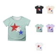 thumbnail image 1 of Graphic Tees for Girls: Short Sleeve Crewneck Tops 5-14 Years Summer Comfortable Blouse for Everyday & Party Wear, 1 of 4