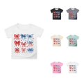 thumbnail image 1 of Graphic Tees for Girls: Short Sleeve Crewneck Tops 5-14 Years Summer Comfortable Blouse for Everyday & Party Wear, 1 of 4