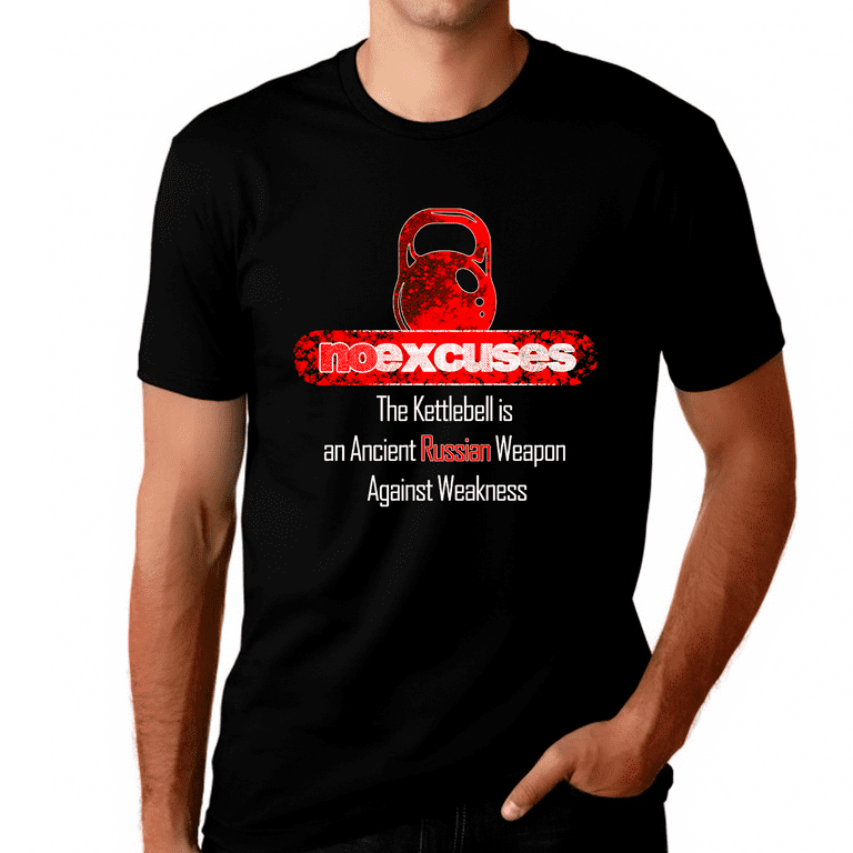 Graphic Tees for MEN and TEENS No Excuses Gym Work Out Shirts for MEN Vintage Shirts for MEN Walmart
