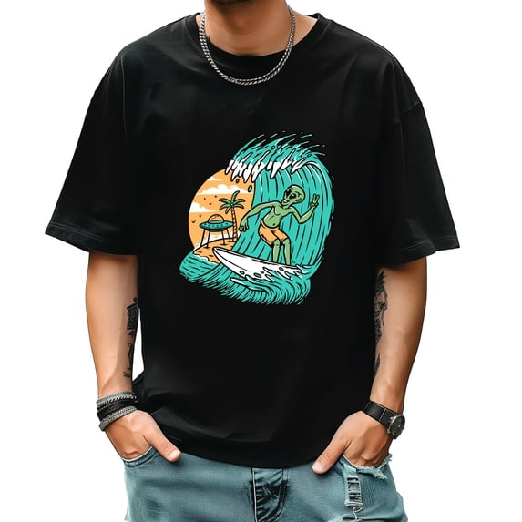 Graphic Tees for Men Design Casual Tee Streetwear Fashion Trend Sports Shirt Vintage Style Medium