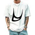 thumbnail image 1 of Graphic Tees for Men Design Casual Tee Streetwear Fashion Trend Sports Shirt Vintage Style Medium, 1 of 1
