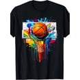 thumbnail image 1 of Graphic Tees for Men Hip Hop Short Sleeve Print T-Shirt Shirts Boys Lightweight Printed Design T-Shirts Black D XL, 1 of 6