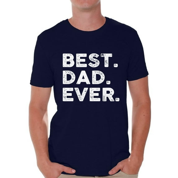 Graphic Tees for Men - Humorous Novelty Funny Best Dad Shirt - Fathers Day Gifts for Husband