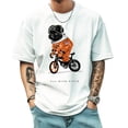 thumbnail image 1 of Graphic Tees for Men Streetwear Fashion Trend Sports Shirt Classic Style Suitable for Big and Tall men Tee 4X-Large, 1 of 1