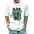thumbnail image 1 of Graphic Tees for Men Streetwear Fashion Trend Sports Shirt Classic Style Suitable for Big and Tall men Tee 4X-Large, 1 of 1
