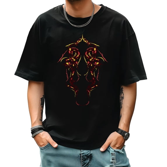Graphic Tees for Men Streetwear Fashion Trend Sports Shirt Classic Style Suitable for Big and Tall men Tee 4X-Large