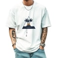 thumbnail image 1 of Graphic Tees for Men Summer New Casual Tops Fashion Trend Streetwear Sports Shirt XX-Large, 1 of 1