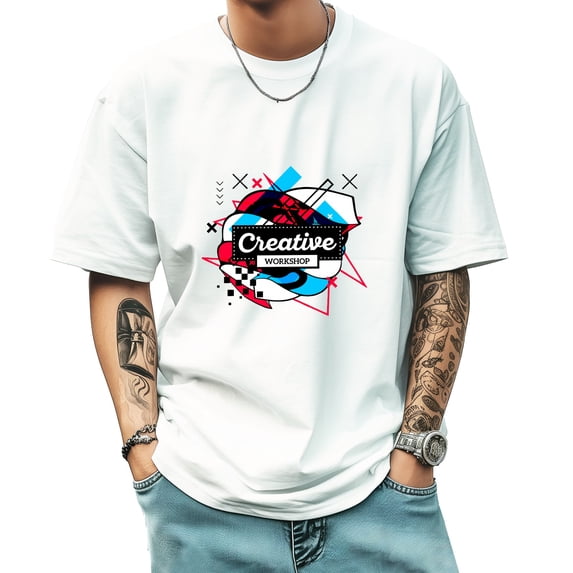 Graphic Tees for Men Summer New Casual Tops Fashion Trend Streetwear Sports Shirt XX-Large
