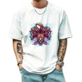 thumbnail image 1 of Graphic Tees for Men Summer New Fashion Trend Sports Shirt Loose style Large, 1 of 1