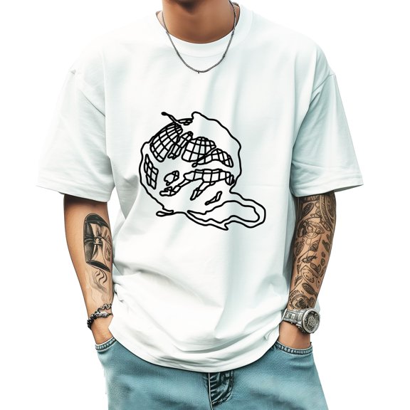 Graphic Tees for Men Summer New Trend Sweatshirt Loose Fit for Big and Tall Men Shirts 3X-Large