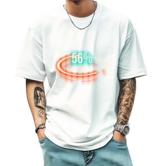 Graphic Tees for Men Summer New Trend Sweatshirt Loose Fit for Big and Tall Men Shirts 3X-Large