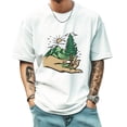 thumbnail image 1 of Graphic Tees for Men Summer New Vintage Tee Trend Fashion Sports Shirt Small, 1 of 1