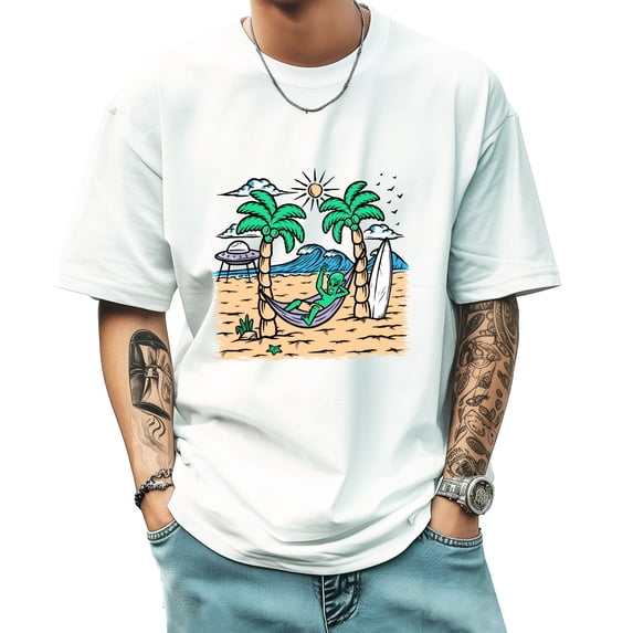 Graphic Tees for Men Summer New Vintage Tee Trend Fashion Sports Shirt Small