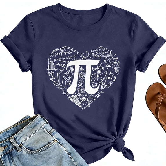 Graphic Tees for Women Casual Basic Tee for Everyday Comfort for Daily Wear and to Versatility Blue S