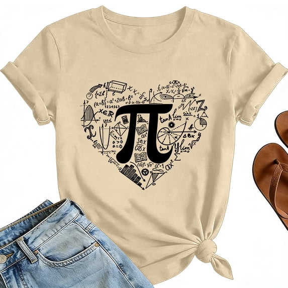 Graphic Tees for Women Casual Basic Tee for Everyday Comfort for Daily Wear and to Versatility Brown S