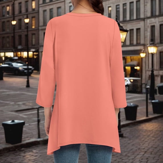 Graphic Tees for Women Casual Tee for Everyday Wear Round Neck Short Sleeve Basic Top Suitable with Denim and Skirts Pink XL