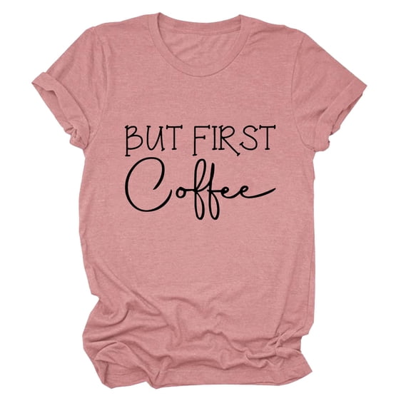 Graphic Tees for Women Funny Print Short Sleeve Crewneck Soft Casual Ladies Summer Holiday Women's T Shirts