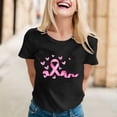 thumbnail image 1 of Graphic Tennis Tees for Women Graphic Tee for Everyday Wear Casual Summer Top with Round Neck Classic Short Sleeve Lightweight Everyday Black L, 1 of 3