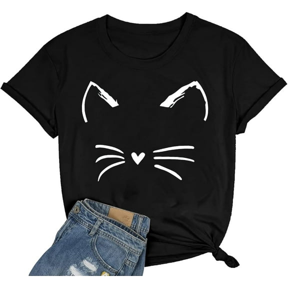 Graphic Tees for Women Oversized Cute T Shirt Junior Tops Teen Girls Graphic Tees