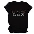 thumbnail image 1 of Graphic Tennis Tees for Women Plus Size Women Printed O Neck T-Shirts Funny Short Sleeve Graphic Tee Tops for Everyday Casual Wear White L, 1 of 3