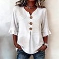 thumbnail image 1 of Graphic Tees for Women Timeless Everyday Comfort T Shirt for Women'soft Breathable Blend Top for Casual Wear and Easy Styling White 3XL, 1 of 3