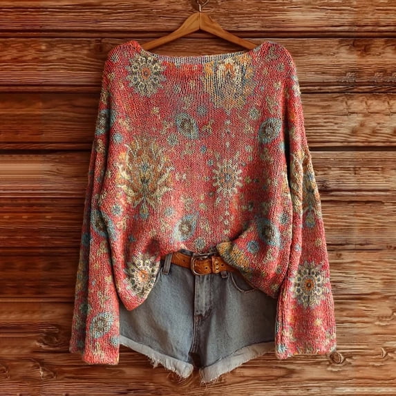 Graphic Tees for Women Vintage Printed Crew Neck T Shirt Loose Fit Soft Brushed Casual Comfortable Top Fall Basic Work Tee Vacation Clothes