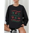 thumbnail image 1 of Graphic TeesWomen'S Casual Sweatshirt With Christmas Print Crew Neckhalloween Costumes, 1 of 7