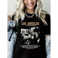 thumbnail image 1 of Graphic Tshirts for Women Acid Wash Los Angeles Vintage Tees Streetwear Baggy Cotton Shirts Casual Tops, 1 of 4