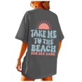 thumbnail image 1 of Graphic Tshirts for Women Crewneck Summer Oversized Tees Short Sleeve Loose Basic Tops 2026, 1 of 7
