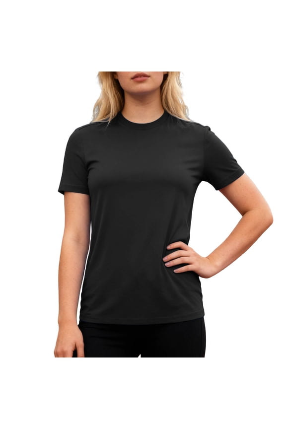 Graphic Tshirts for Women Loose Fit Crew Neck Workout Tees Plus Size Plus Size Tee Clothes Summer Athletic Yoga Top Black L2