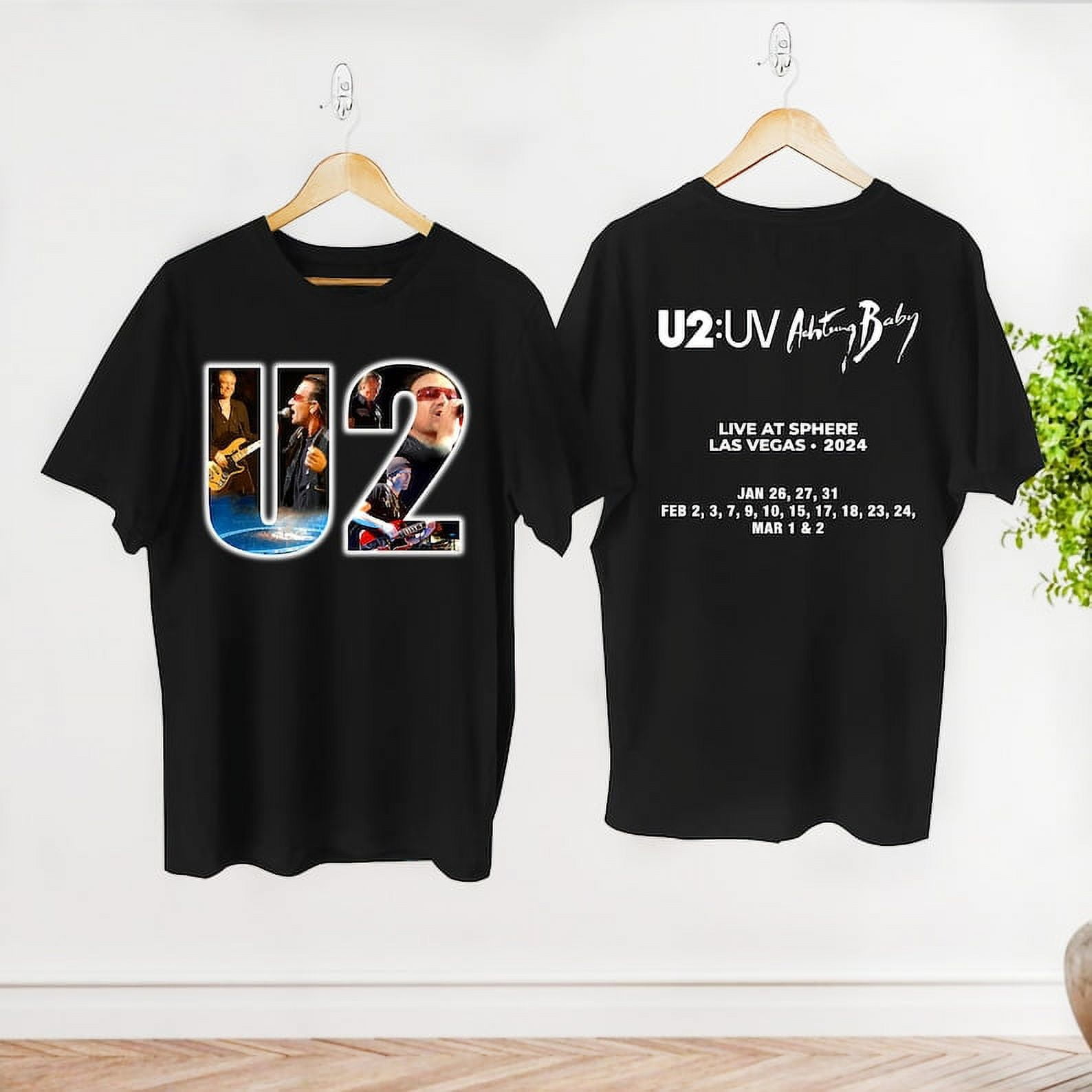 Graphic U2 Band Tour 2024 Shirt, Achtung Baby Live At Sphere U2 Band Shirt, Classic Rock U2