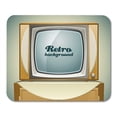 thumbnail image 1 of Graphic Vintage Retro Tv Old Modern Classic Creative Effect Pamphlet Mousepad Mouse Pad Mouse Mat 9x10 inch, 1 of 3