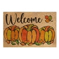 Graphic Mats Outdoor Funny Spring Hello Pumpkin Outdoor Rug
