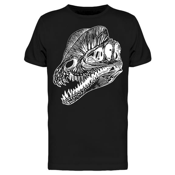 Graphical Dilophosaurus T-Shirt Men -Image by Shutterstock, Male Large