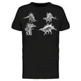 thumbnail image 1 of Graphical Set Of Dinosaurs T-Shirt Men -Image by Shutterstock, Male Large, 1 of 2