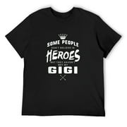 Graphics 365 Gigi Is My Hero Mothers Day Grandma Gift T-Shirt Black Small