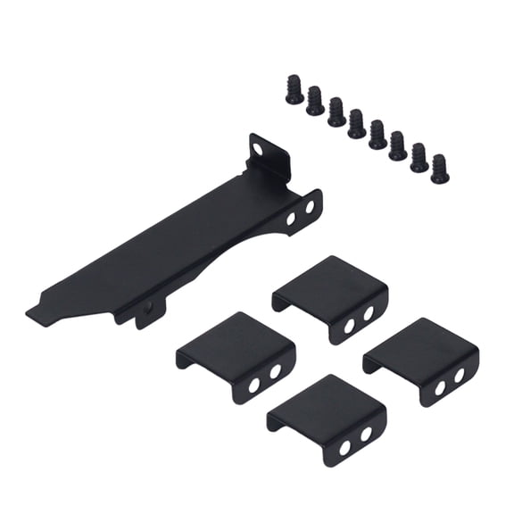 FONDOTIN 1Set Cooling Fan Mount Black Pci Slot Bracket for Video Card Heat Dissipation