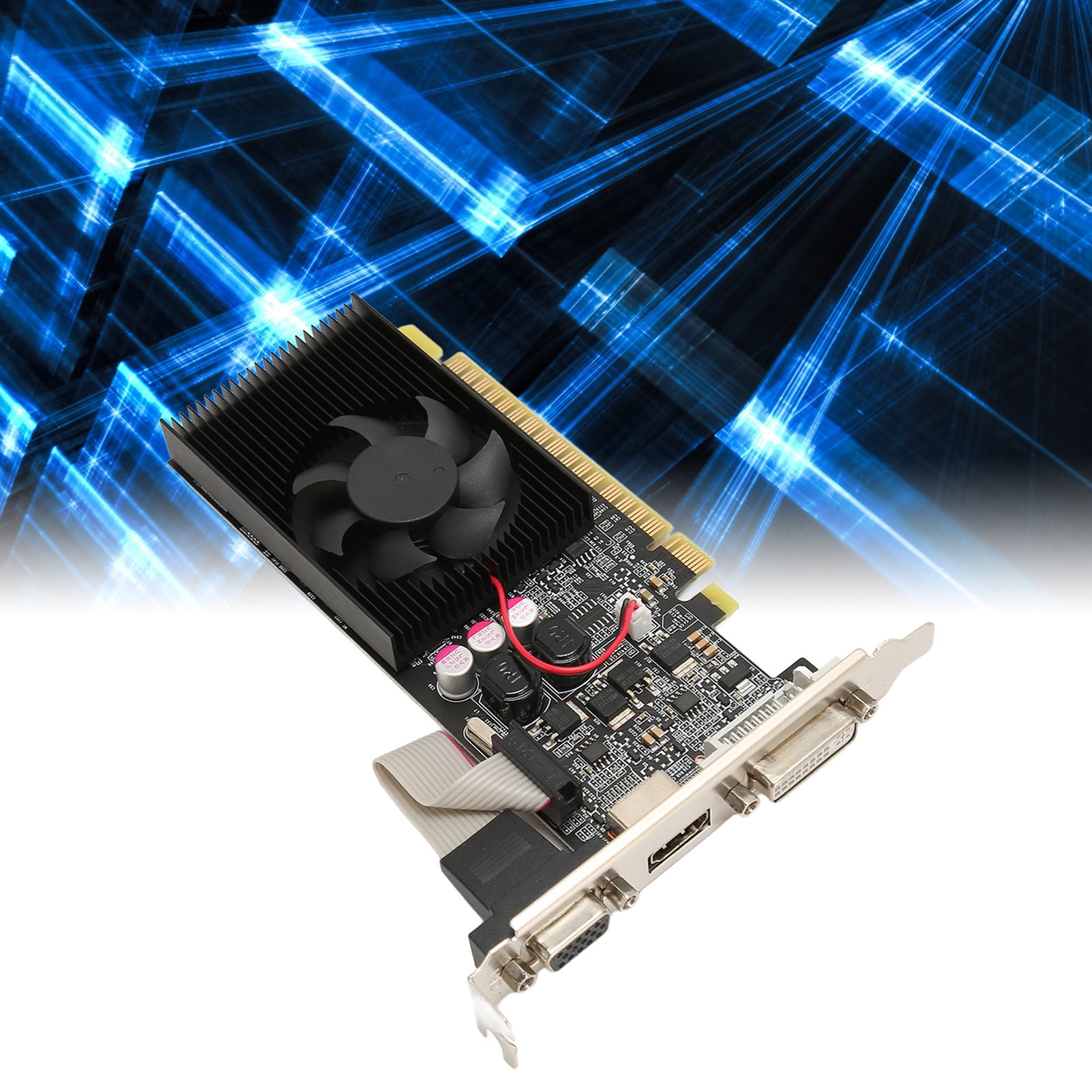 Graphics Card, Discrete Graphics Card 64bit PCI Express X16 2.0 For