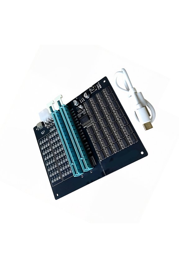 Graphics Card Troubleshooting Checker Board for AGP X16 with Diagnostic Light Zones, Two-Slot Structure and Repair Workflow Support