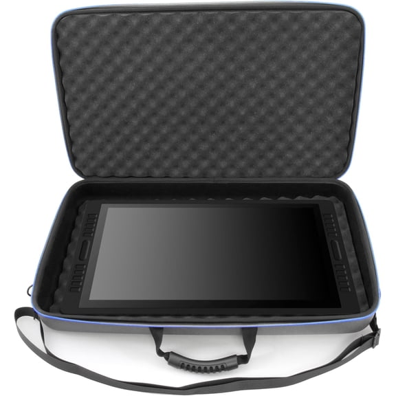 Graphics Tablets Case Compatible with Cintiq Pro 22, Kamvas 20 Drawing Pen Display, 22 Plus and More Writing Drawing Tablet Accessories up to 22 Inches, Includes Carry Strap