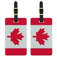 thumbnail image 1 of Graphics and More Canada Flag Luggage Tag Set, 1 of 1