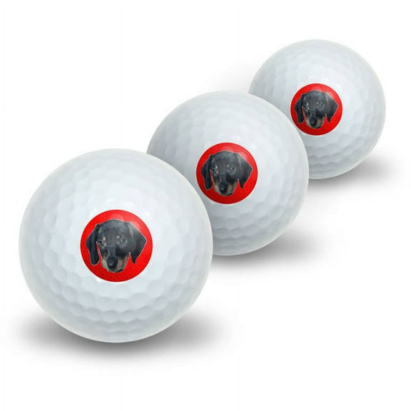 Graphics and More Golf Balls, 3 Pack
