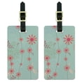thumbnail image 1 of Graphics and More Spring Easter Flower Daisy Pattern Luggage Tag Set, 1 of 1