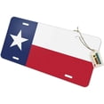 thumbnail image 1 of Graphics and More Texas State Flag Novelty Metal Vanity License Tag Plate, 1 of 3