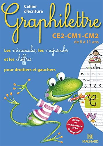 Pre-Owned Graphilettre CE2-CM1-CM2 8-11 ans: cahier d'ecriture ...